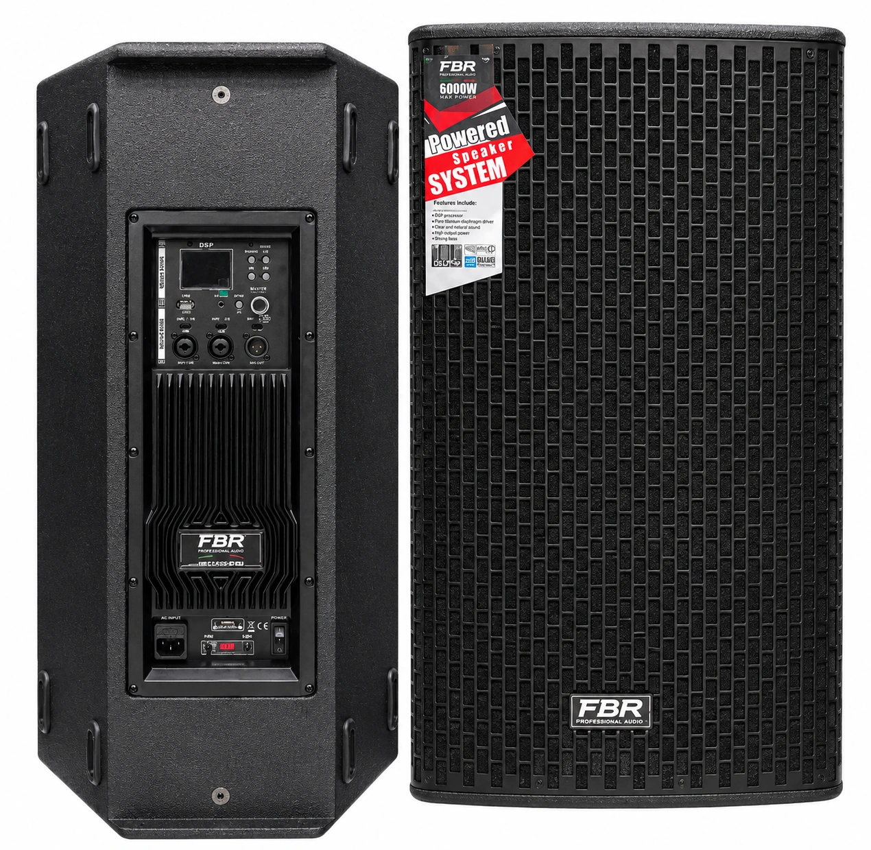 FBR GTX-15 PRO parlante activo profesional de 15 pulgadas con DSP y Bluetooth 5.0