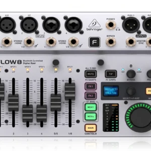 Mezclador Digital de 8 Canales Behringer FLOW 8 Bluetooth Interfaz USB