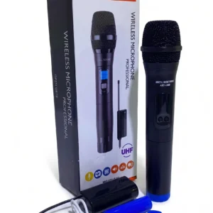 Micrófono Inalámbrico Recargable UHF All Sound WP-20U Para Karaoke