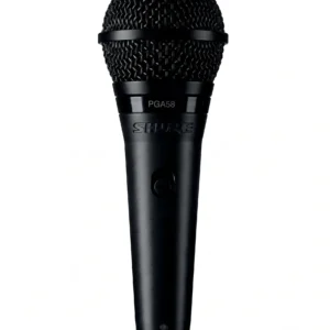 Micrófono Dinámico para Voces Shure PGA58 Con Switch Profesional