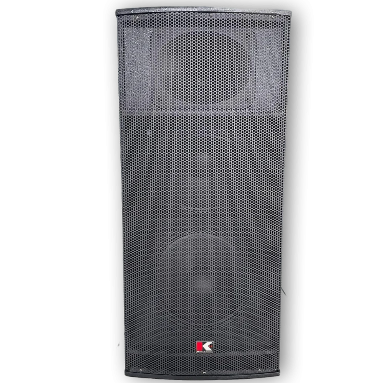 KOHLT KPEX215A MKII parlante activo profesional doble 15 pulgadas con DSP, Bluetooth y gabinete de madera para sonido en vivo.