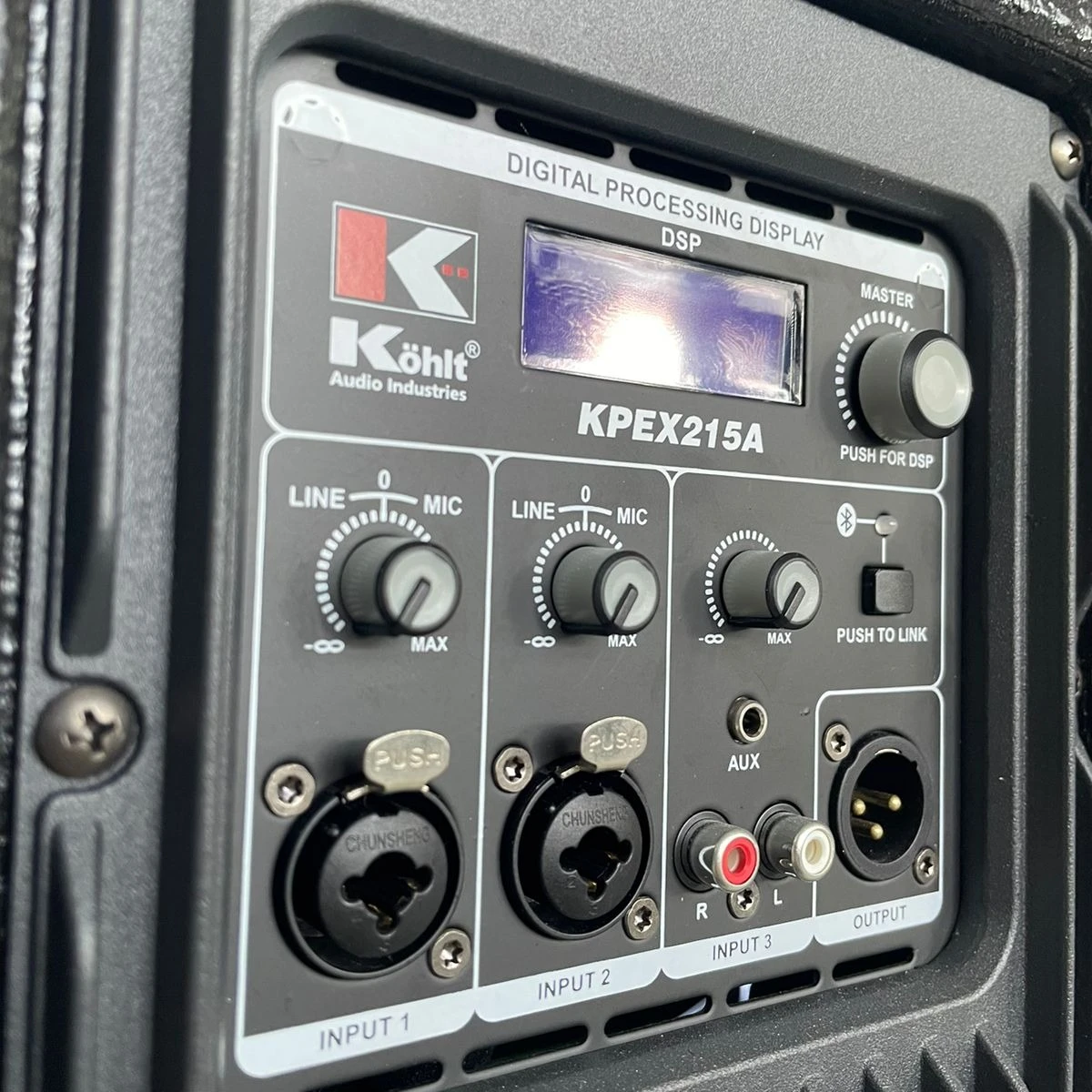 KOHLT KPEX215A MKII – Parlante Activo Profesional Doble 15" con DSP y Bluetooth - Imagen 2