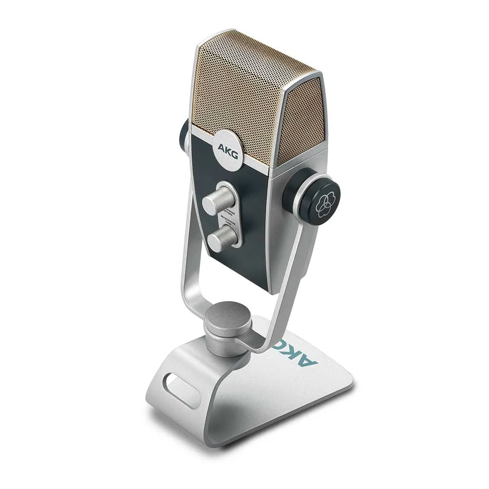AKG Lyra – Micrófono USB Ultra HD Multipatrón para Podcast, Streaming y Grabación - Imagen 3