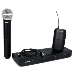 Shure BLX1288/CVL sistema inalámbrico doble con micrófono PG58 y lavalier CVL