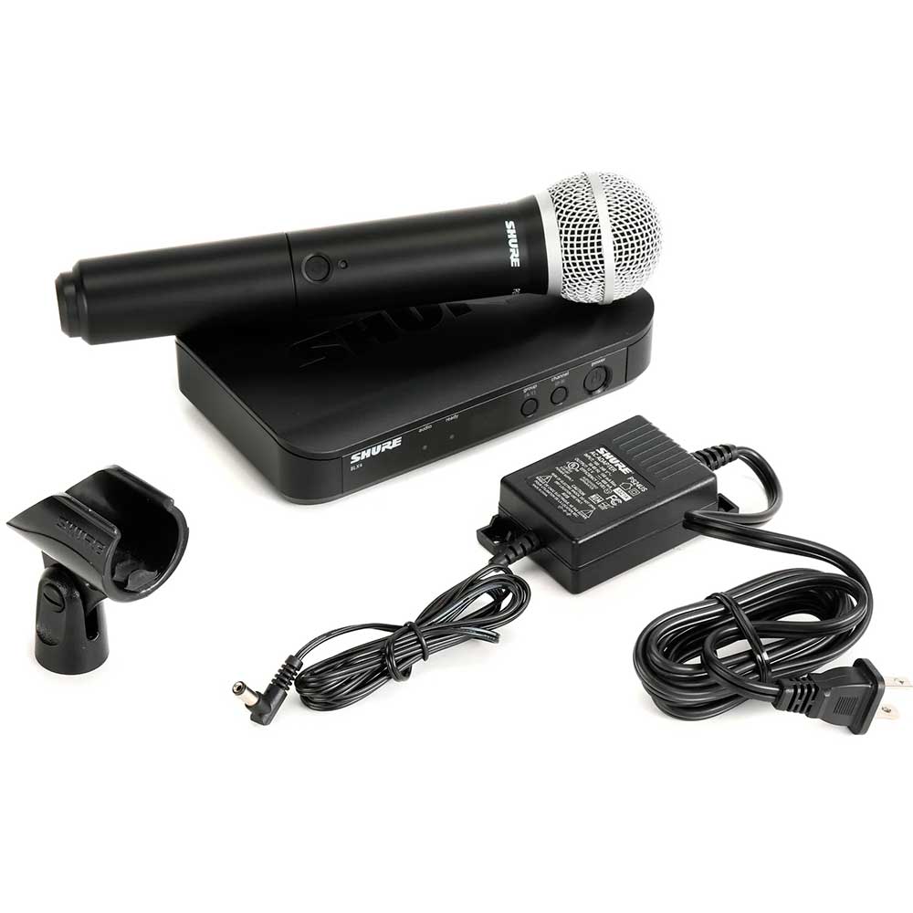 Shure BLX24/PGA58 – Sistema Inalámbrico Vocal Profesional con Micrófono PGA58 - Imagen 3