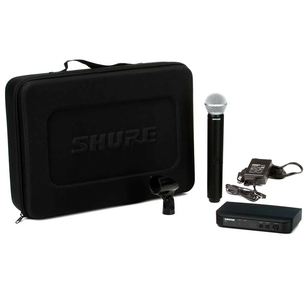 Shure BLX24/SM58 – Sistema de Micrófono Inalámbrico de Mano UHF con Cápsula SM58 - Imagen 6