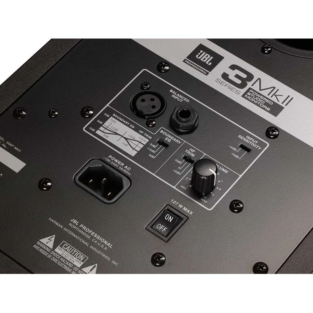 JBL 305P MkII – Monitor de Estudio Activo Profesional de 5" Biamplificado (PAR) - Imagen 2