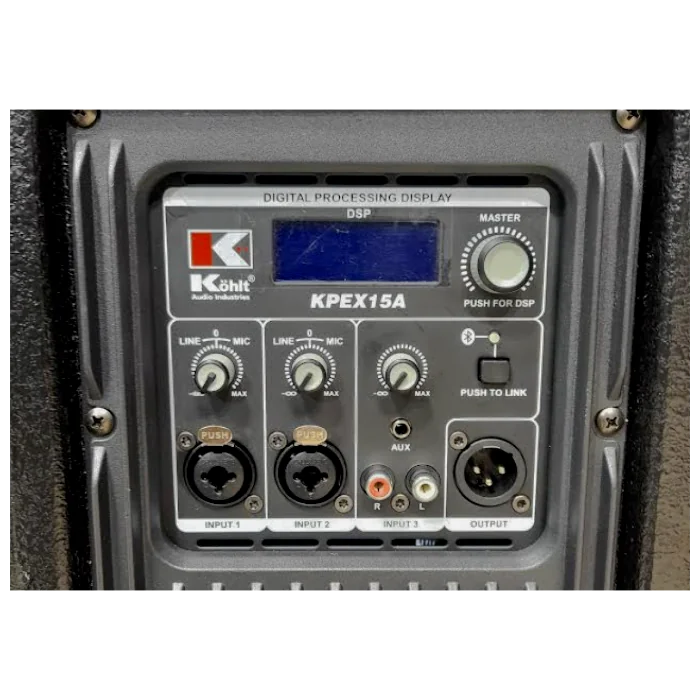 KOHLT KPEX 15A – Parlante Activo Profesional de 15" con DSP y Bluetooth - Imagen 2