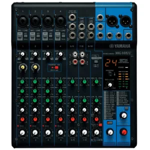 Yamaha MG10XU – Consola Mezcladora Analógica Profesional de 10 Canales con USB y Efectos SPX