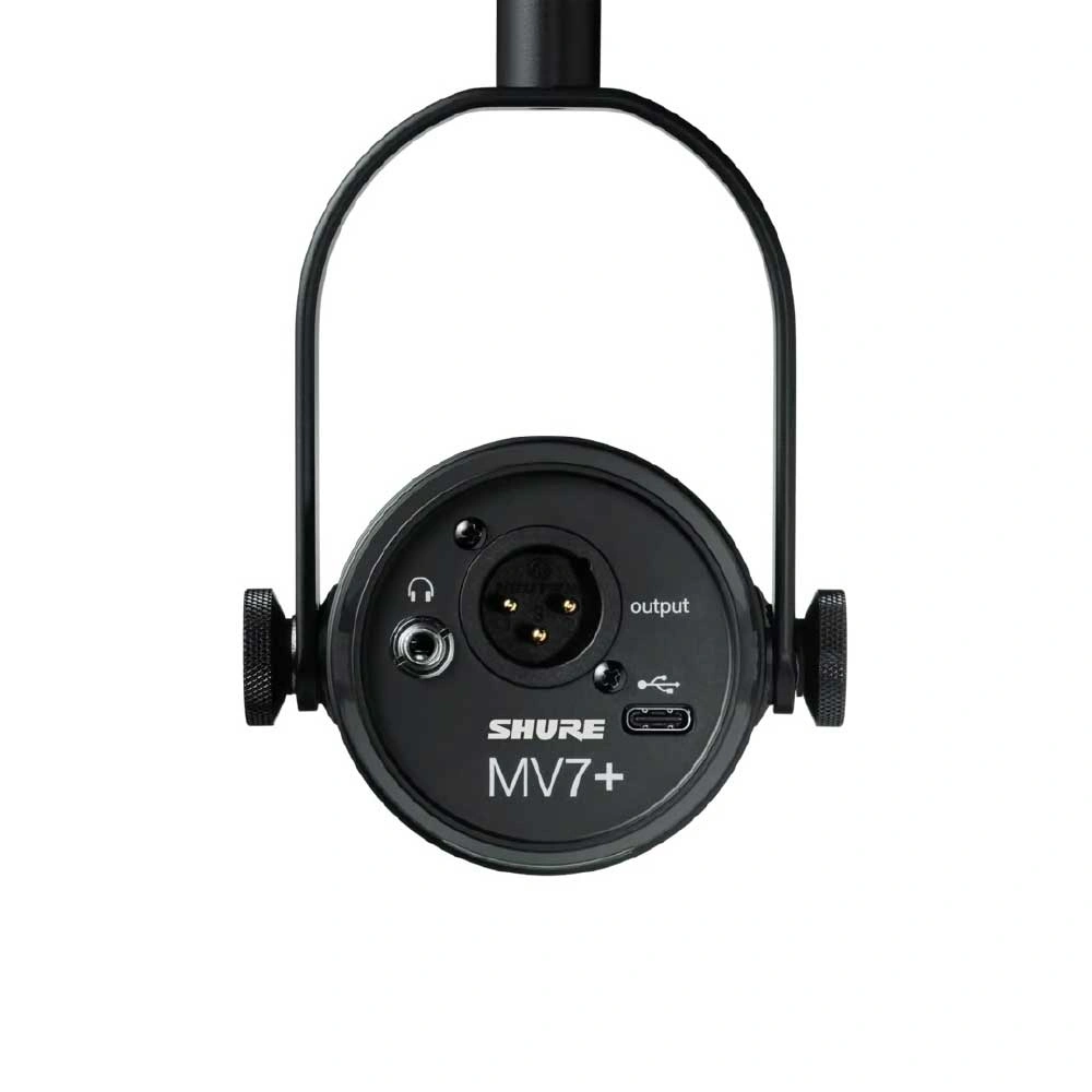 Shure MV7+-K Micrófono Dinámico USB-C/XLR para Podcast, Streaming y Grabación Profesional - Imagen 2