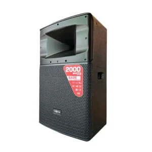 Parlante activo AC PRO SA315+ de 15 pulgadas con 2000W Peak, DSP integrado, Bluetooth y gabinete de madera para sonido profesional.
