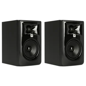 Monitor de estudio activo JBL 305P MkII de 5 pulgadas con tecnología Image Control Waveguide y amplificación biamplificada de 82 W.