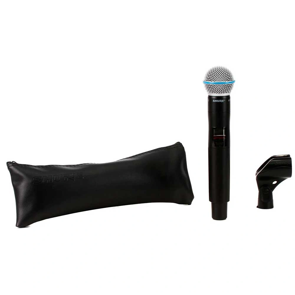 Shure QLXD2/B58 - Transmisor de Mano Inalámbrico con Cápsula Beta 58A Banda L50 - Imagen 2