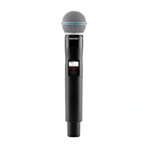 Shure QLXD2/B58 - Transmisor de Mano Inalámbrico con Cápsula Beta 58A Banda L50