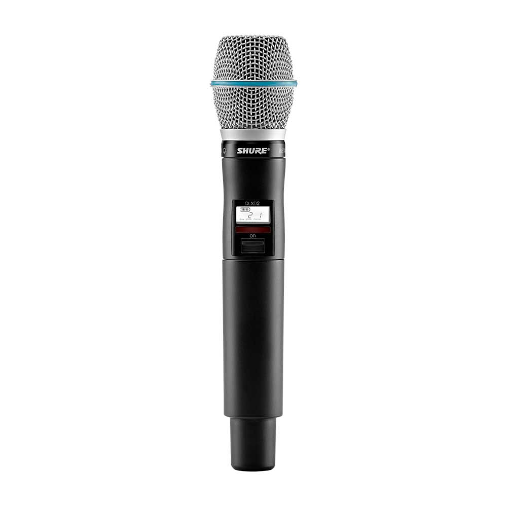 Shure QLXD2/B87A Transmisor de Mano con Cápsula Beta 87A
