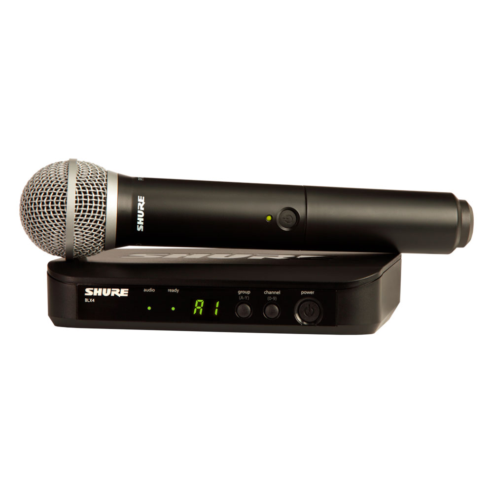 Shure BLX24/PGA58 – Sistema Inalámbrico Vocal Profesional con Micrófono PGA58
