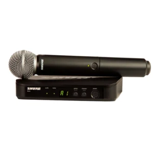 Shure BLX24/SM58 – Sistema de Micrófono Inalámbrico de Mano UHF con Cápsula SM58