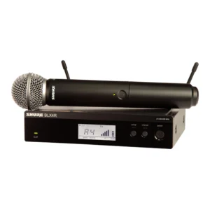 Shure BLX24R/SM58 sistema inalámbrico profesional con receptor BLX4R y micrófono SM58