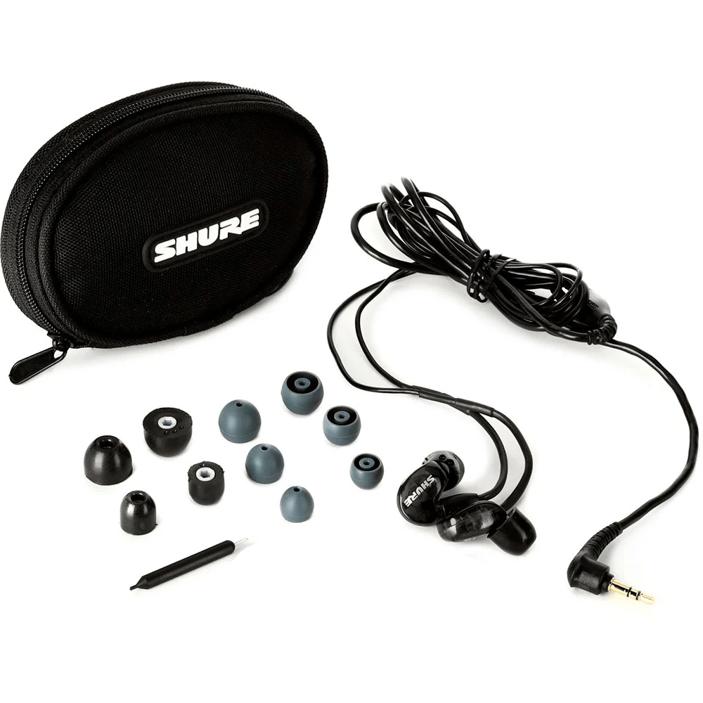 SHURE SE215-K | Audífonos Profesionales In-Ear Sound Isolating™ Negros - Imagen 2