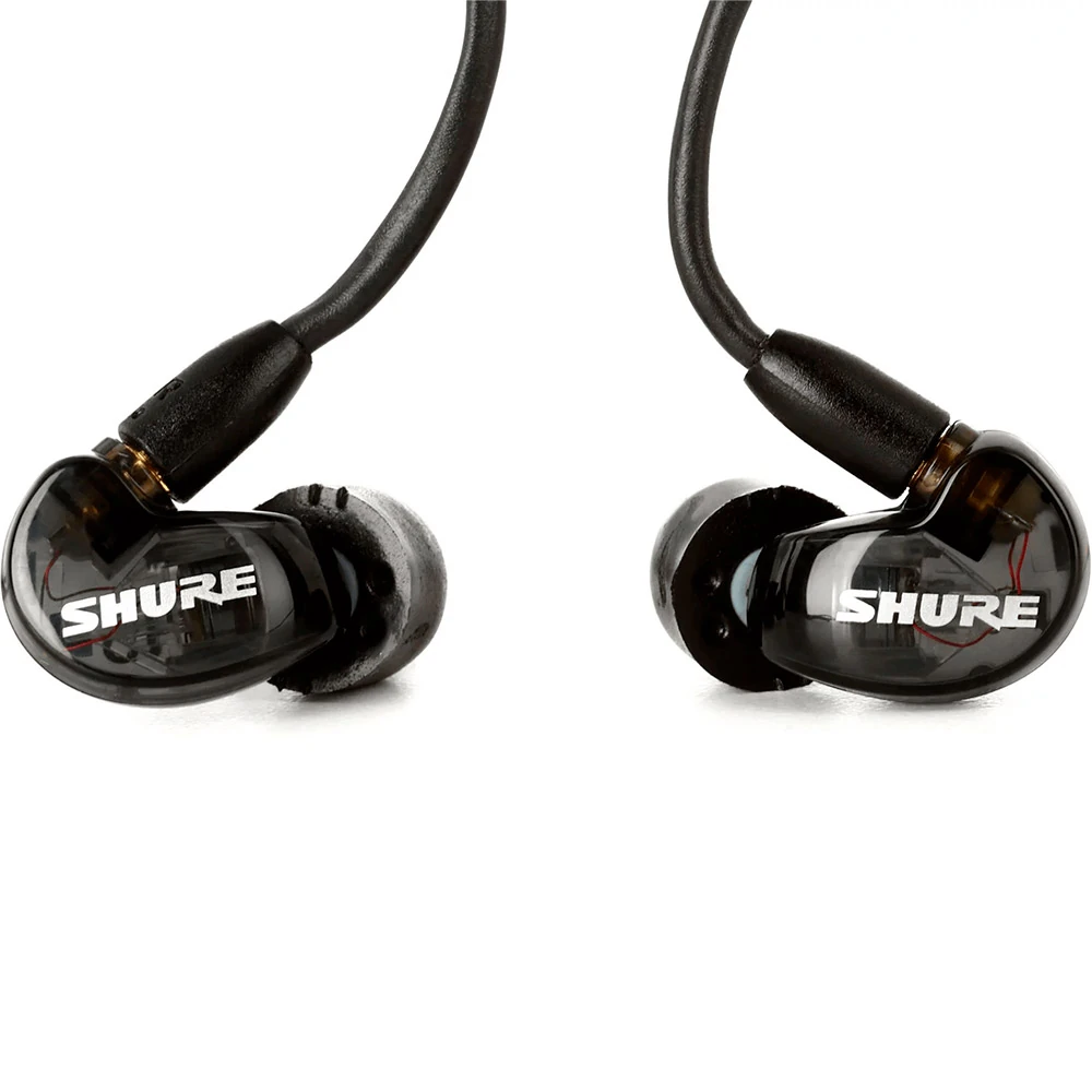 Shure SE215-K audífonos profesionales In-Ear Monitor con cable desmontable MMCX y aislamiento de ruido Sound Isolating.
