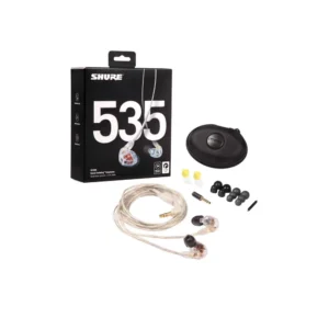 Shure SE535-CL Audífonos Profesionales In-Ear Monitor Triple Driver Transparentes