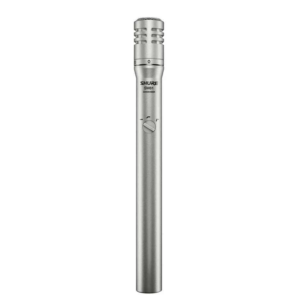Shure SM81-LC – Micrófono de Condensador Cardioide para Instrumentos