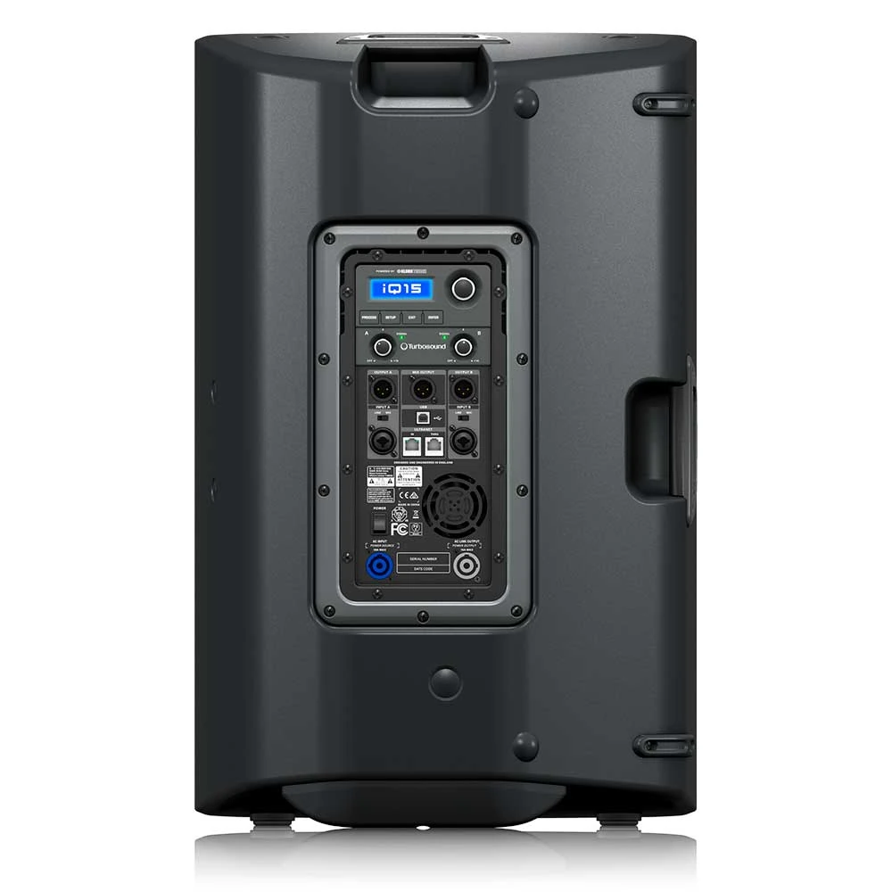 Turbosound iQ15 – Parlante Activo Profesional de 15" 2500W con DSP Klark Teknik y ULTRANET - Imagen 2