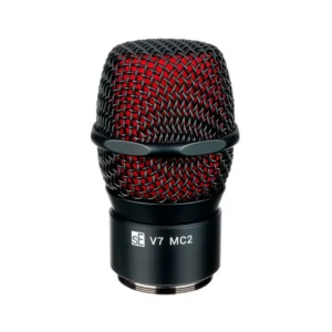 Cápsula dinámica sE Electronics V7 MC2 Black compatible con transmisores inalámbricos Sennheiser®, con patrón supercardioide y acabado negro.