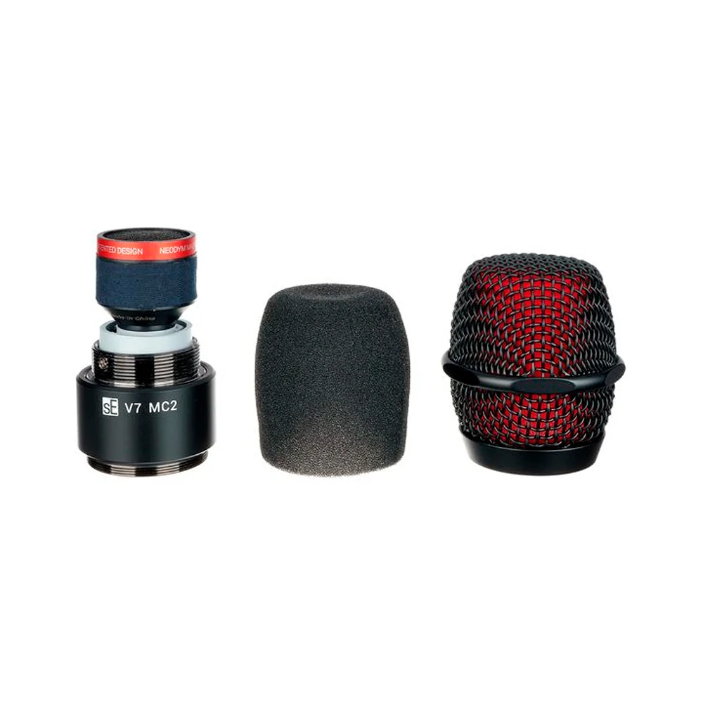 sE Electronics V7 MC2 Black – Cápsula Dinámica Supercardioide Negra para Transmisores Inalámbricos Sennheiser - Imagen 3