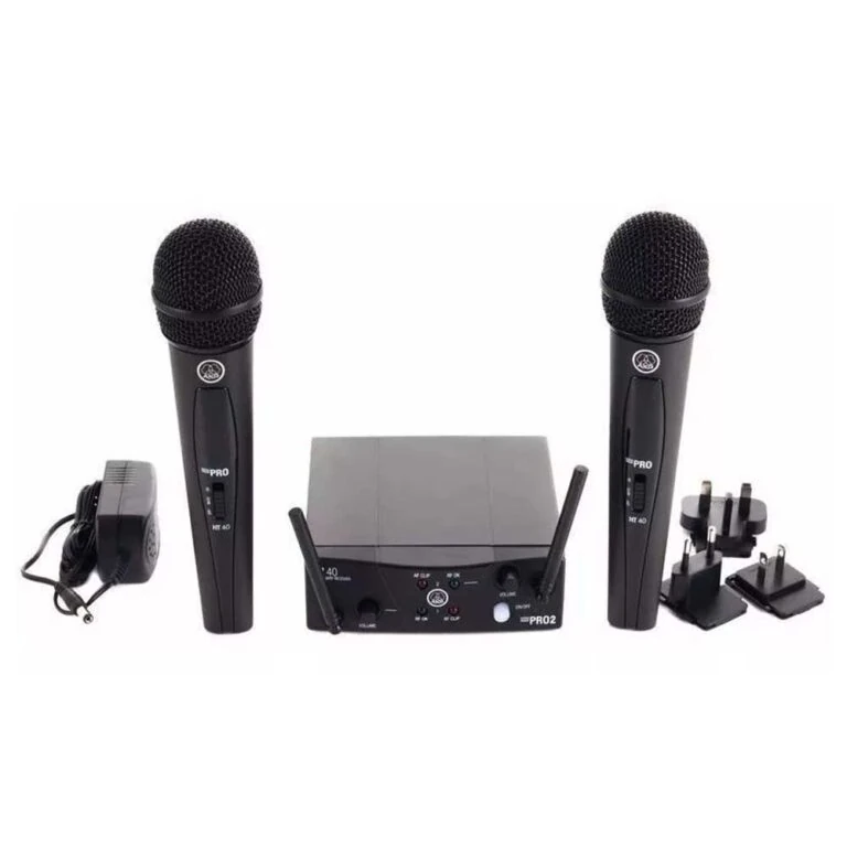 AKG WMS40 MINI DUAL – Sistema Inalámbrico Dual con 2 Micrófonos de Mano - Imagen 3