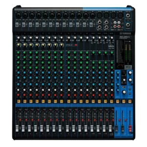 Yamaha MG20XU consola mezcladora profesional de 20 canales con interfaz USB, efectos SPX y preamplificadores D-PRE.
