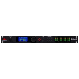 Procesador digital dbx DriveRack PA2 con AutoEQ, AFS, crossover digital, ecualizador y control remoto mediante aplicación.