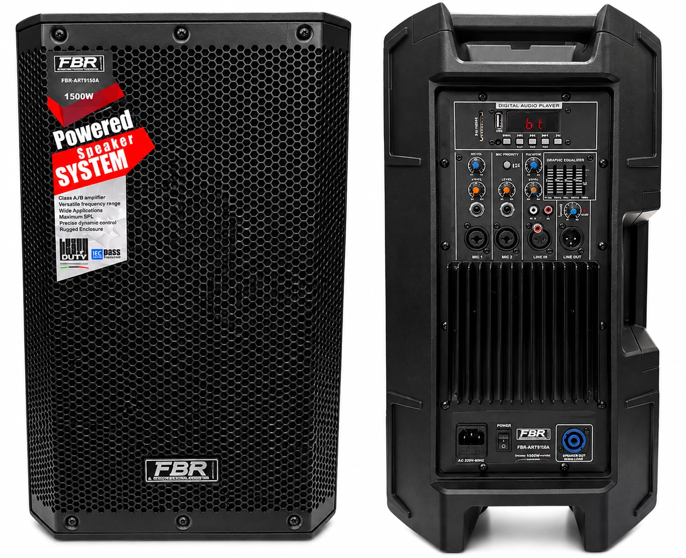 FBR ART-910A parlante activo 10 pulgadas 1500W Peak con Bluetooth