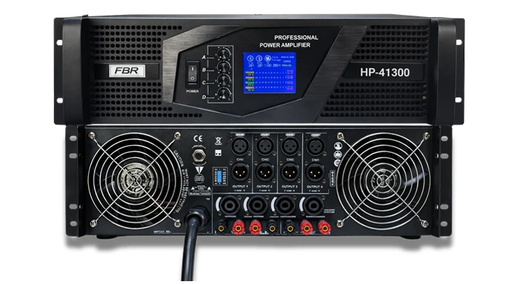 FBR HP-41300 amplificador digital de potencia de 4 canales