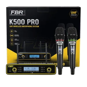 FBR K500 PRO 2 micrófonos inalámbricos UHF