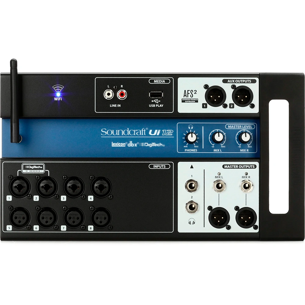 Soundcraft Ui12 Consola Digital de 12 Canales con WiFi