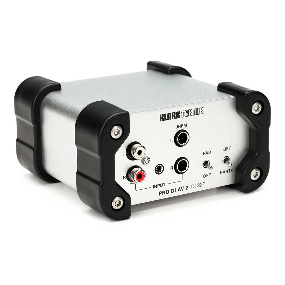 Klark Teknik DI 22P Caja DI Estéreo Pasiva